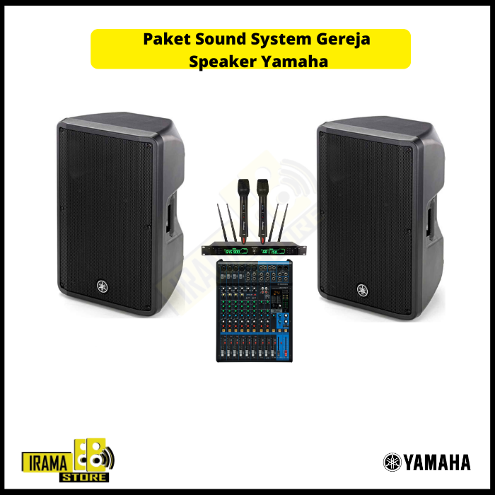 Paket Sound System Gereja Speaker Yamaha DBR15 - 2 Speaker